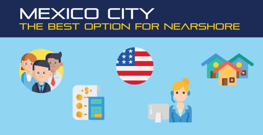 Mexico City the Best Option for Nearshore [INFOGRAPHIC]