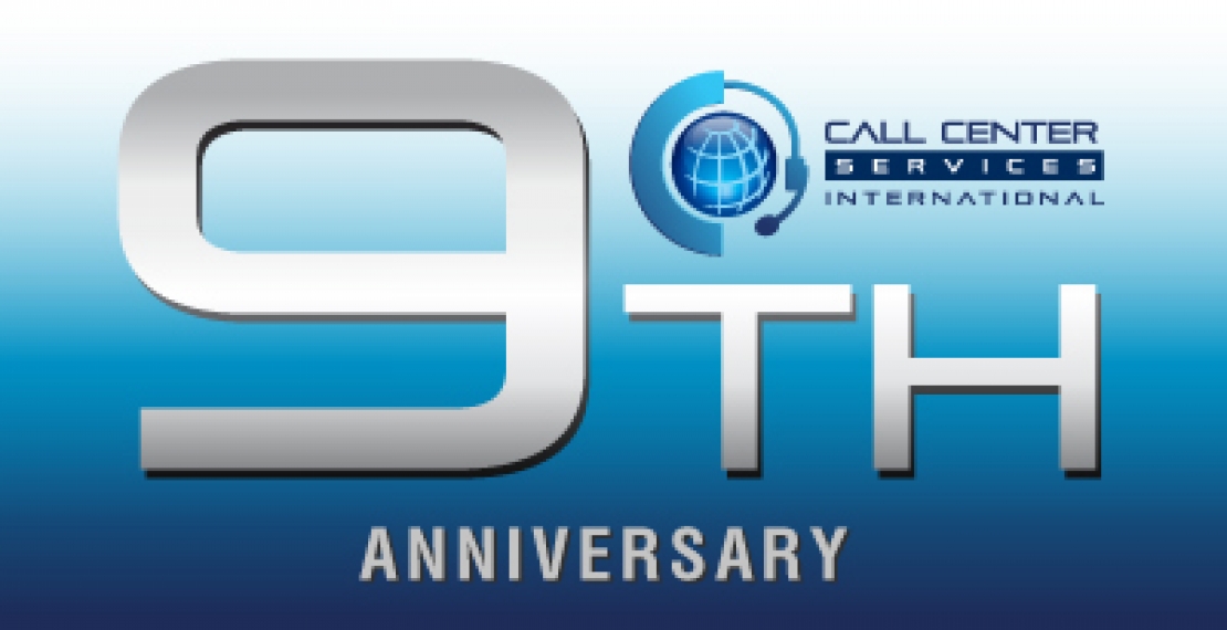 Celebrating 9 Years Of Call Center Services International 