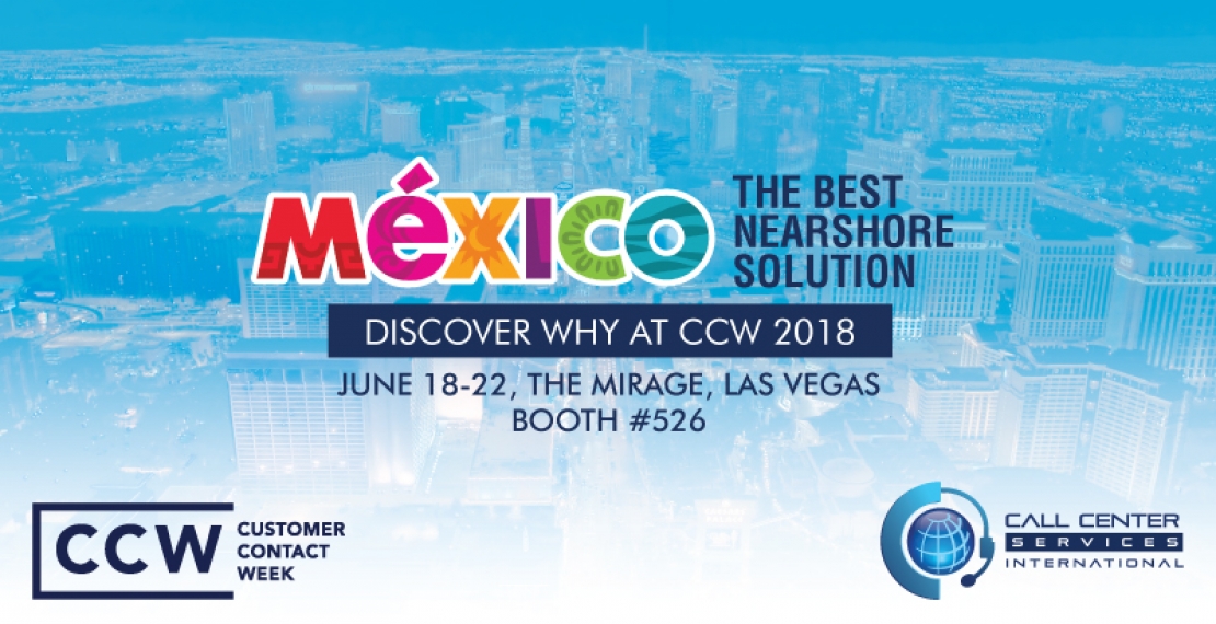 Discover Nearshore Mexico At Customer Contact Week 2018 In Las Vegas