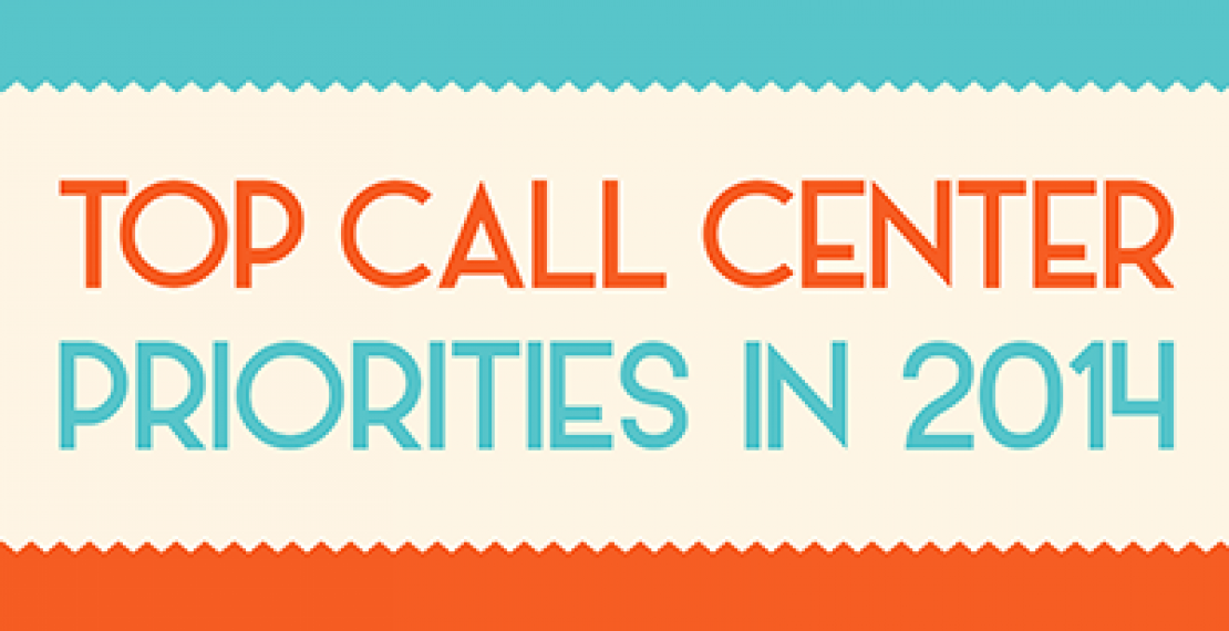 Top Call Center Priorities In 2014 [INFOGRAPHIC] News 20 June 2014 Top Call Center Priorities In 2014 [INFOGRAPHIC] This month we attended the 15th Call Center Week Conference and Expo in Las Vegas. In this meeting place for best practices and discovery, the discussion among organizations looking to optimize call center operations clearly centered in customer experience. With that in mind, this year Call Center IQ polled more than 1000 attendees on this topic, as well as their call center strategies.  The survey provided a very interesting numerical context for the state of customer service in 2014.  We created this handy infographic showing the top results of that survey: Read more ...