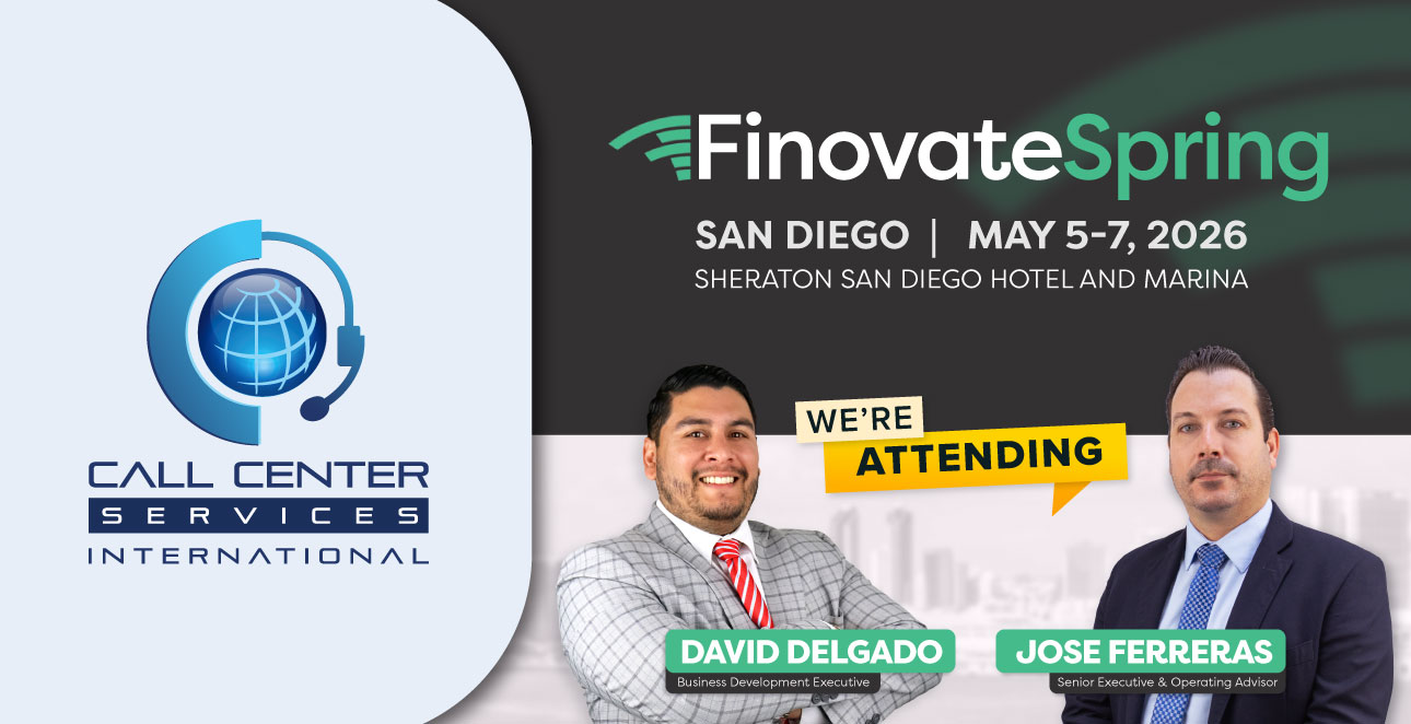CCSI Mexico at Finovate San Diego: Nearshore Cost Savings for Banks