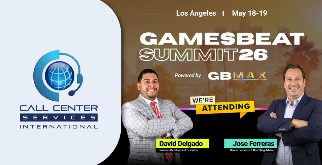 CCSI at GamesBeat Summit 2026: Enterprise-Grade Gaming Customer Support Nearshore