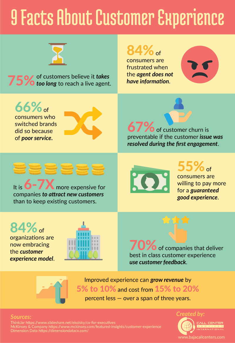 Facts About Customer Experience Infographic